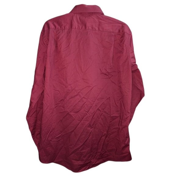 *3 FOR $9* Croft & Barrow Essentials Solid Long Sleeve Button Dress Shirt 16 1/2 - Picture 2 of 2